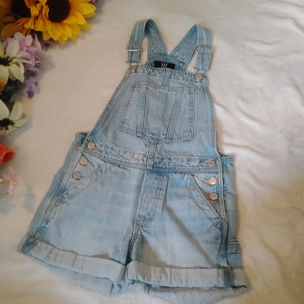 GAP Teen Blue Denim Overalls